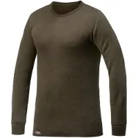 Woolpower - Crewneck 200 - Camiseta de manga larga size XXS, oliva