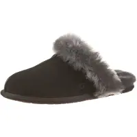 Ugg Zapatillas de casa 'SCUFFETTE II' gris oscuro / negro