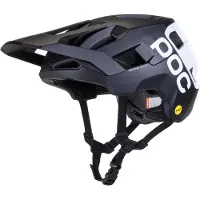 POC - Cascos MTB - Kortal Race MIPS Uranium Black Matt/Hydrogen White - Talla 51-54 cm - Negro