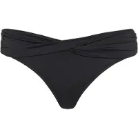 Seafolly - Women's Collective Twist Band Hipster - Parte inferior de bikini size 12, negro