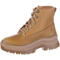 Timberland Roxie Lane Mid Lace Up Boot Wheat Full Grain Talla: 37 | Botas Outlet | Mujer | Marrón