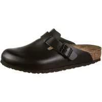 Birkenstock Zapatos abiertos 'Pantolette Herren 60191 Echtleder in schwarz' negro