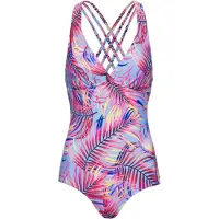 LASCANA Traje de baño azul claro / azul oscuro / amarillo / rosa
