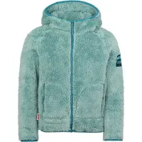 TROLLKIDS - Girl's Borgund Jacket XT - Forro polar size 140, turquesa