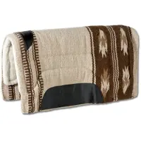 Waldhausen Western Pad, tapete para montar estilo western, color beige/marrón