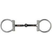 Waldhausen , bozale de freno occidental con aro en D, boca lisa, 10 mm, 12,5 cm