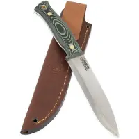 Casström No. 14 SFK 13403 Green Micarta, cuchillo de bushcraft