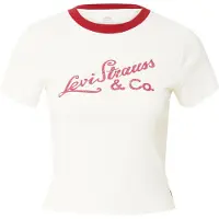 Levi's Gr Essential Sporty Tee Archival Script Talla: L | Camisetas de Seda Outlet | Mujer