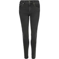 Superdry para mujer. W7010798A Jeans de talle medio de algodón orgánico Vintage negro (25/30), Casual, Denim, Sostenible, outlet 20