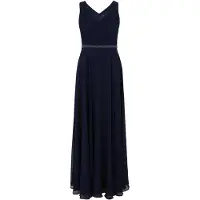 Vera Mont Vestido de noche azul noche / plata
