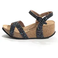 Bayton Sandalias 'PENNY' mezcla de colores / negro
