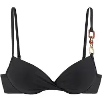 LASCANA Top de bikini negro