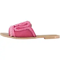 IZIA Zapatos abiertos marrón / rosa