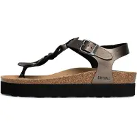 Bayton Sandalias de dedo 'Badajoz' marrón / negro