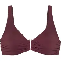 LASCANA Top de bikini burdeos
