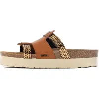 Bayton Zapatos abiertos 'Lecce' camelo / marrón / oro / negro