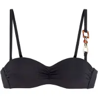 LASCANA Top de bikini 'Wire' negro