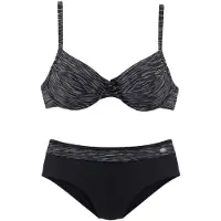 Kangaroos Bikini gris / negro