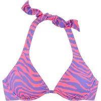 Venice beach Top de bikini 'Fjella' lila oscuro / frambuesa
