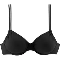 LASCANA Top de bikini negro