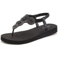 Venice beach Sandalias de dedo mezcla de colores / negro / plata
