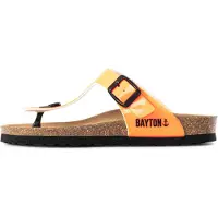 Bayton Zapatos abiertos 'Mercure' marrón / naranja claro / negro