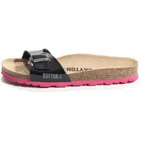 Bayton Zapatos abiertos 'Prague' oro / negro