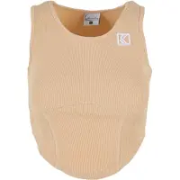 Karl kani Top beige / blanco