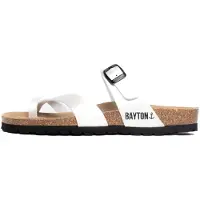 Bayton Zapatos abiertos 'Diane' negro / blanco