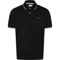 Gant Camiseta 'Rugger' negro / blanco
