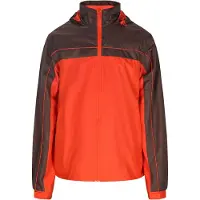COSIMON Chaqueta de entretiempo marrón / naranja