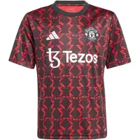 Adidas adidasCamiseta calentamiento Manchester United (Adolescentes) 164 Black / Mufc Red Niño