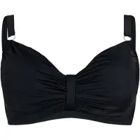 Swim By Zizzi Top de bikini negro