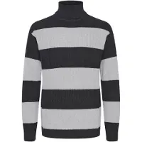 !Solid Jersey 'Serge' gris claro / gris oscuro