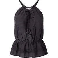 Pepe Jeans para mujer. PL304821 Top Escote En V Con Tirantes gris oscuro (M), Casual, Algodón, Sin mangas / Tirantes, outlet 2026