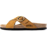 Bayton Zapatos abiertos azul claro / marrón