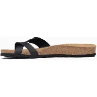 Bayton Sandalias de dedo 'Junon' negro / blanco