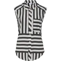 LASCANA Blusa negro / blanco