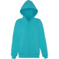Exide Sudadera con cremallera azul neon