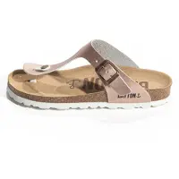Bayton Sandalias de dedo 'MERCURE' piel / blanco