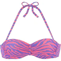 Venice beach Top de bikini lila oscuro / rosa