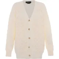 Faina Cárdigan blanco lana
