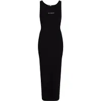 Karl Lagerfeld Sleeveless Rib Knit Dress Black Talla: XS | Vestidos Midi Outlet | Mujer | Negro