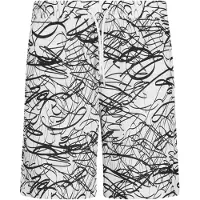 Urban Classics Viscose Aop Resort Shorts Whitescribble Talla: XL | Bañadores Outlet | Hombre | Blanco