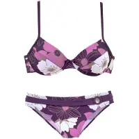 LASCANA Bikini lila / mora / blanco