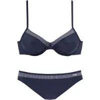LASCANA Bikini marino / blanco