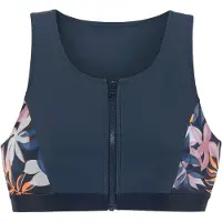 LASCANA Top de bikini deportivo petróleo / mezcla de colores