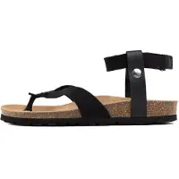 Bayton Sandalias de dedo 'Spiral' negro