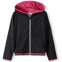 MINOTI Sudadera con cremallera magenta / negro