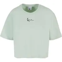 Karl kani Camiseta 'Essential' menta / negro